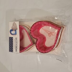 Pink Heart Shaped Sandwich Cutters